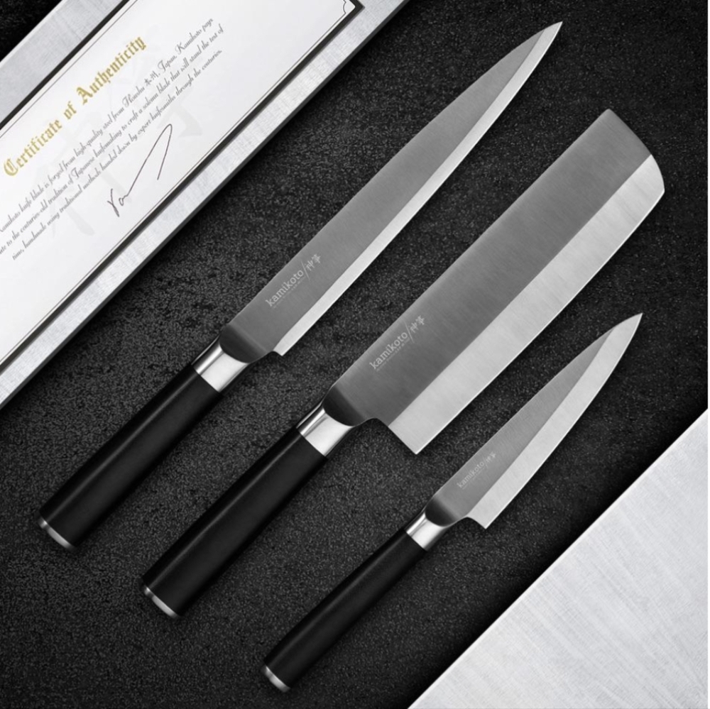 Chef Best Kitchen Knives Hardwood Knife Box Professional Knife Set